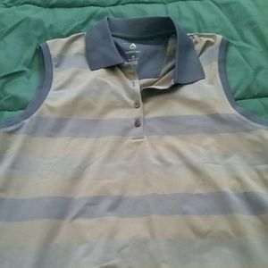 Sleeveless golf shirt